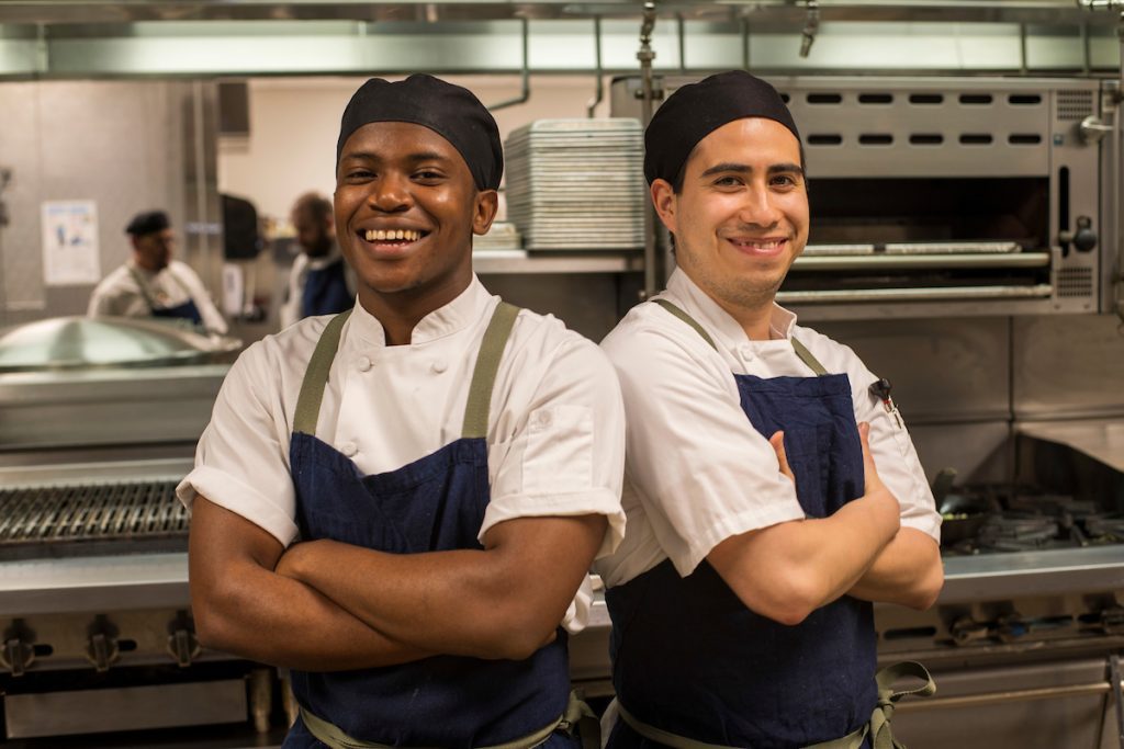 Trainee Chefs at Fairmont Hotel, Austin Texas