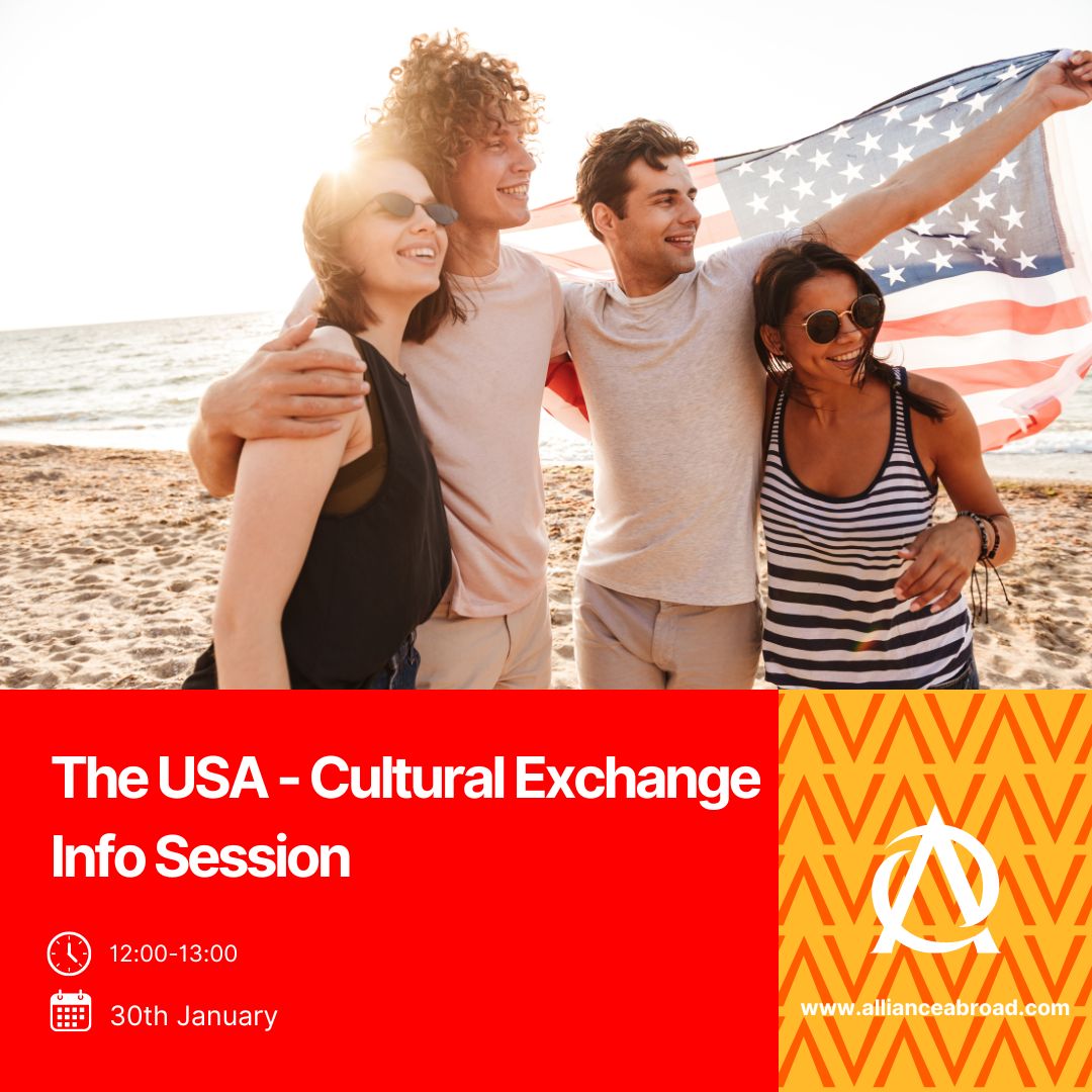 Don't miss our Information Session on January 30 from 12:00 to 1:00 p.m. , at the Faculty of Education of the URJC we will tell you about all the job opportunities you have in the USA with our programs!